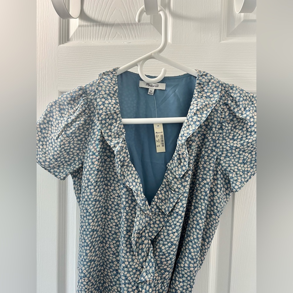 Madewell Floral Wrap Dress
